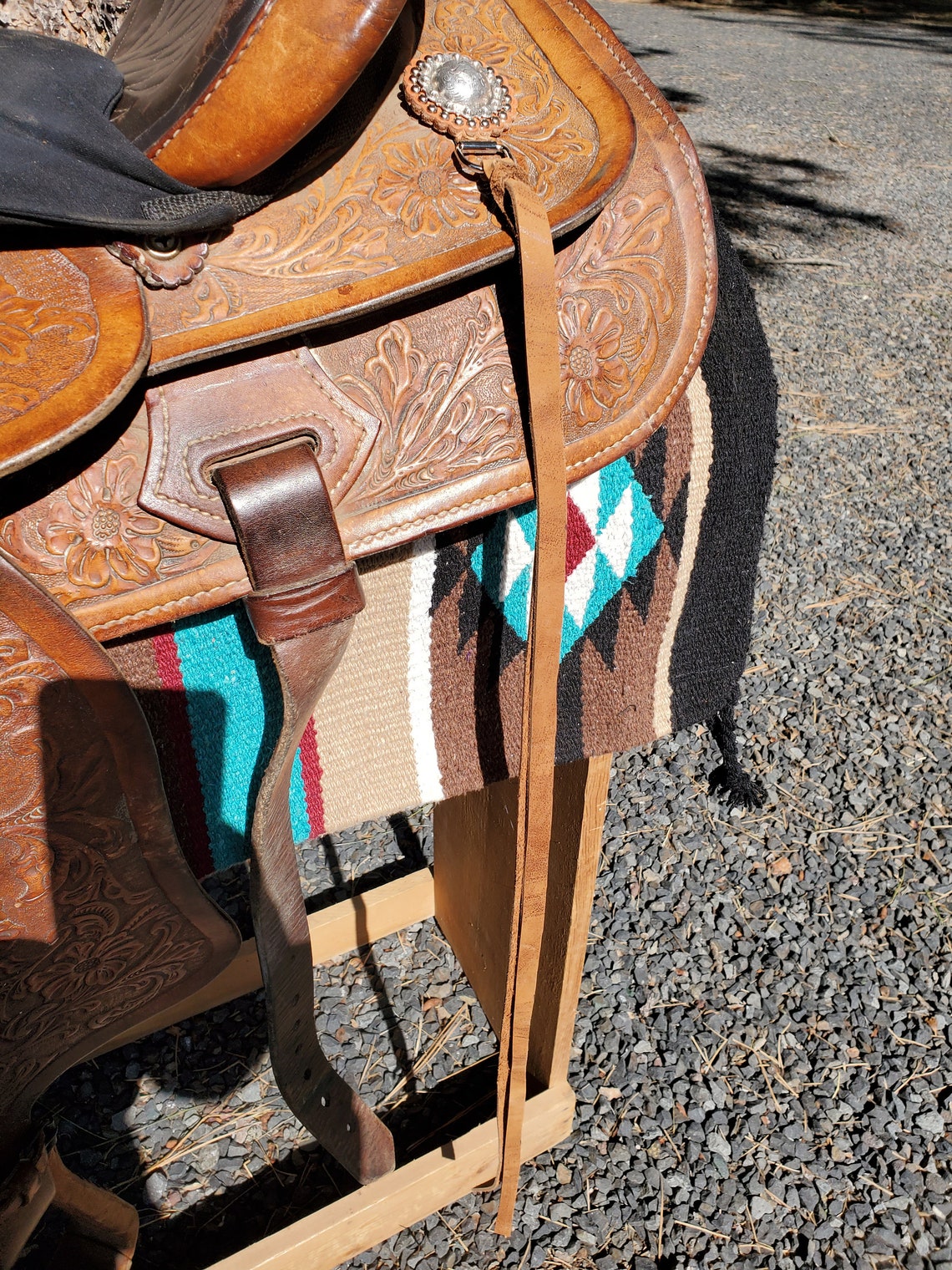 Medium BROWN Saddle Strings SoftFlexible Leather tieon Etsy