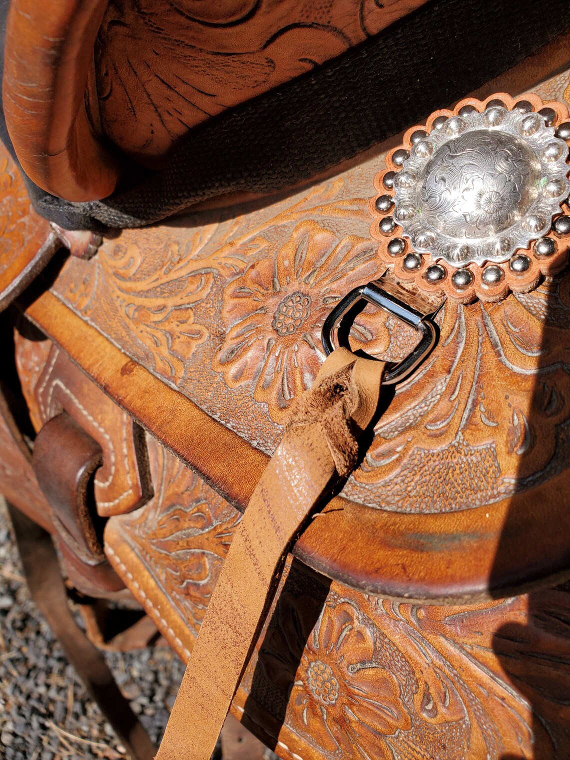 Medium BROWN Saddle Strings SoftFlexible Leather tieon Etsy