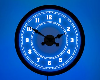 Wall clock with led light, Wall clock with numbers, Led wall clock, Light wall clock, Wall clock unique,Wall clock acrylic,Led acrylic decor