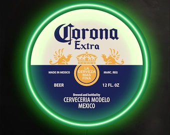 Corona Extra Neon Sign, Corona Extra Beer Sign, Corona Neon Beer