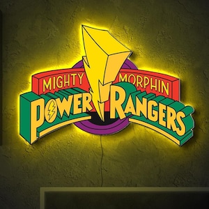 Power Rangers Neon Sign - Etsy