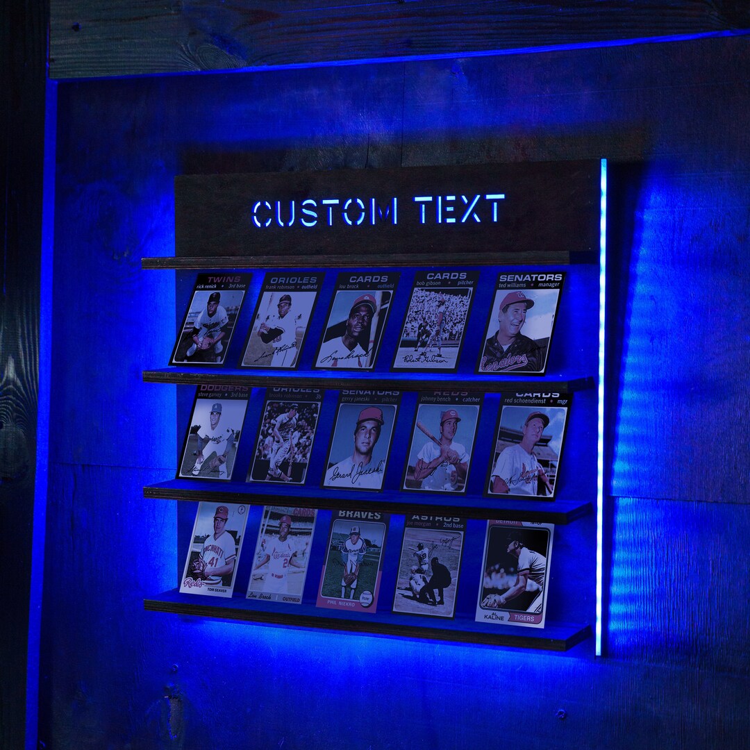 Sports Card Display Shelf, Ssports Card Display Case, Sports Card