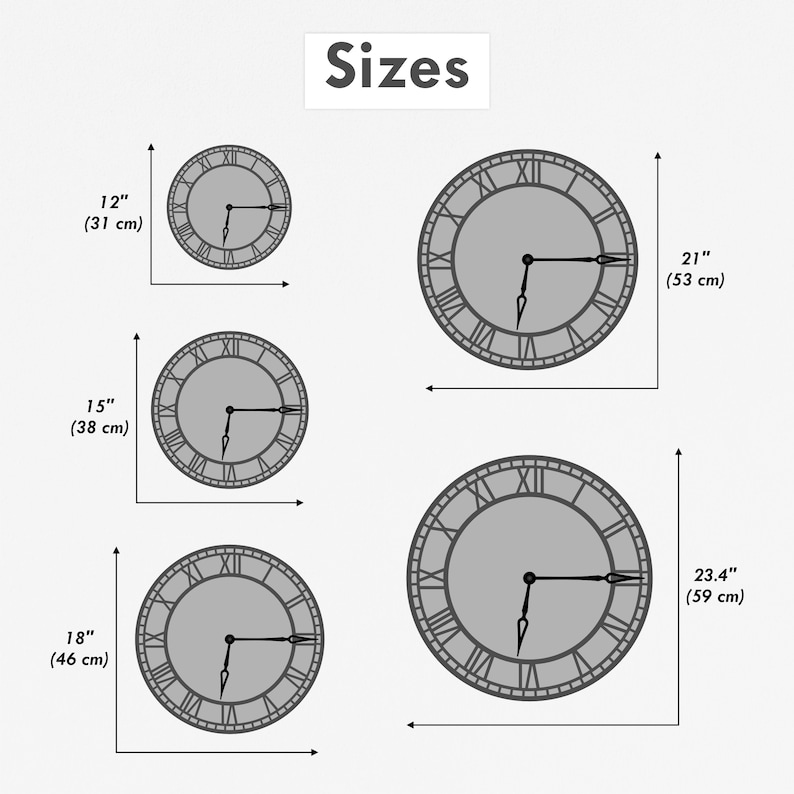 Wooden Wall Clock, Abstract Wall Clock, Decorative Wall Clock, Unique ...