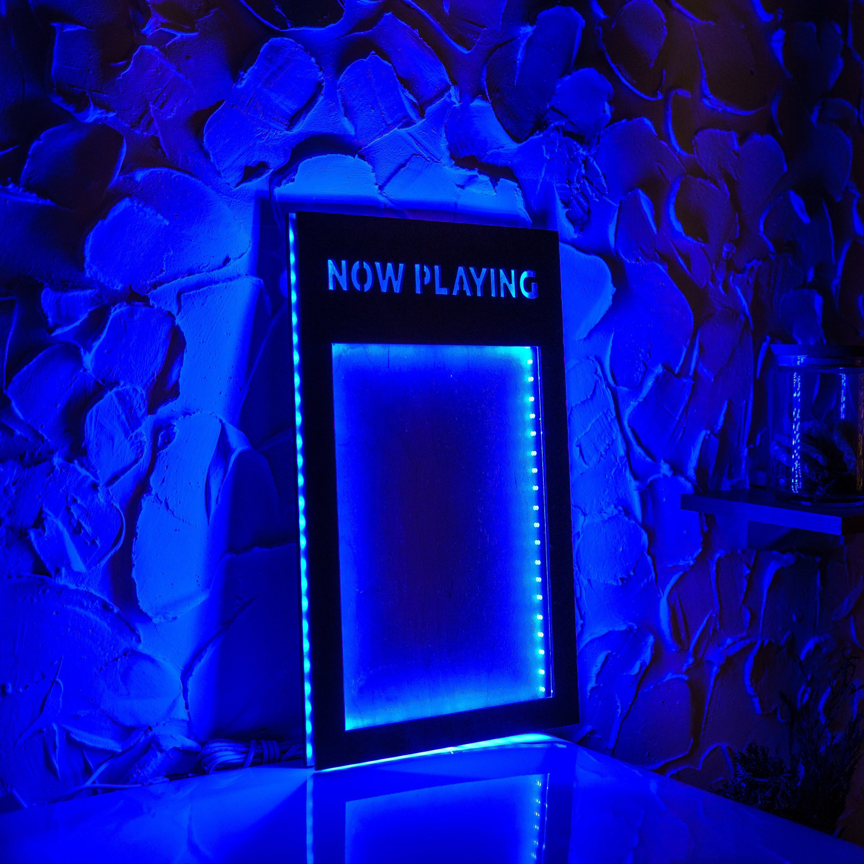 Movie Poster Led Box Movie Poster Light Box Movie Poster Etsy