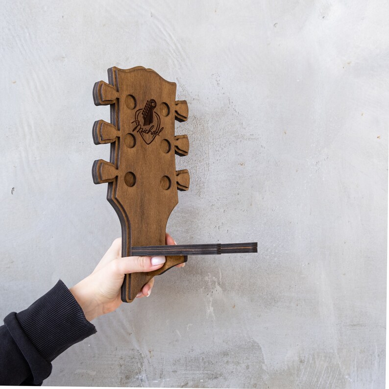 Personalized Guitar Rack, Guitar Rack Wall Mount, Guitar Wall Hanger ...