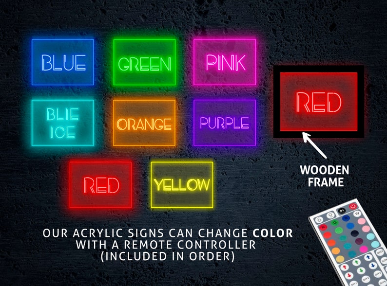 Golf Club Neon Sign Personalized Golf Signs for Men Golf Etsy