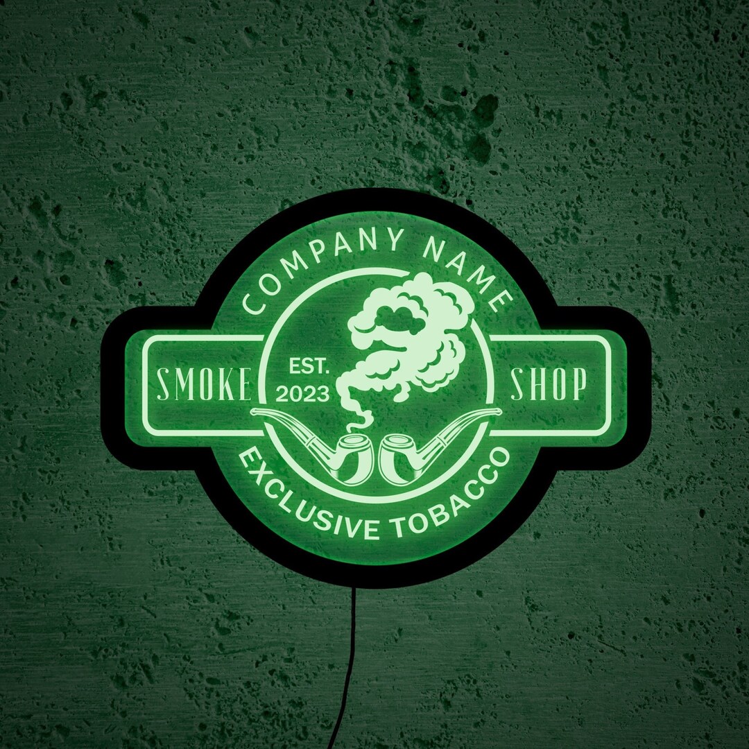 Custom Smoke Shop Neon Sign Smoke Shop Led Wall Decor - Etsy