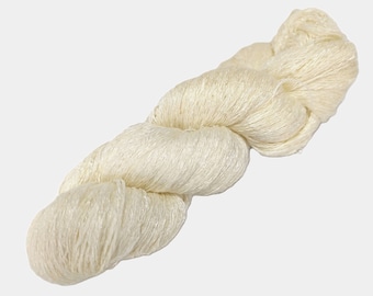 Fil de soie Ahimsa - fil de soie Peace - fil de soie de mûrier, sans tuer la teigne.