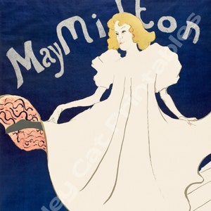 MAY MILTON, Toulouse-Lautrec, Sofortiger Download, Wandkunst, Digitaldruck, Parisianisch, Französisch, Post-Impressionistische Kunst, Vintage Poster
