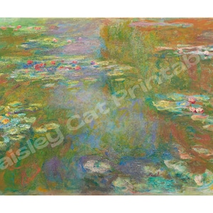 WATER LILY POND, Monet, France, Instant Download, Wall Art, Digital Print, Impressionist Art, Famous Artist, Home Decor