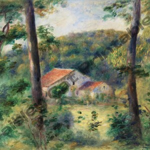 ENVIRONS OF BRIEY, Pierre-Auguste Renoir, Instant Download, Wall Art, Digital Print, French Impressionist Art, Famous Artist, Home Decor