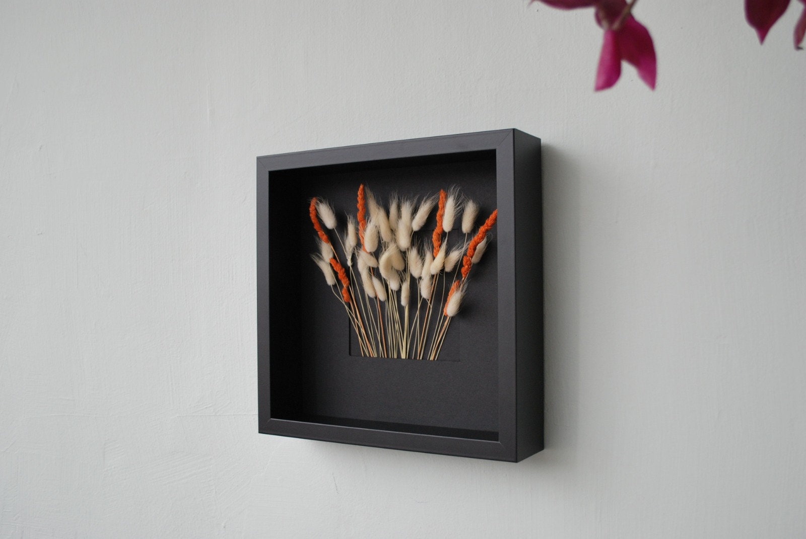 Handmade Wall Art With Real Plant | Etsy