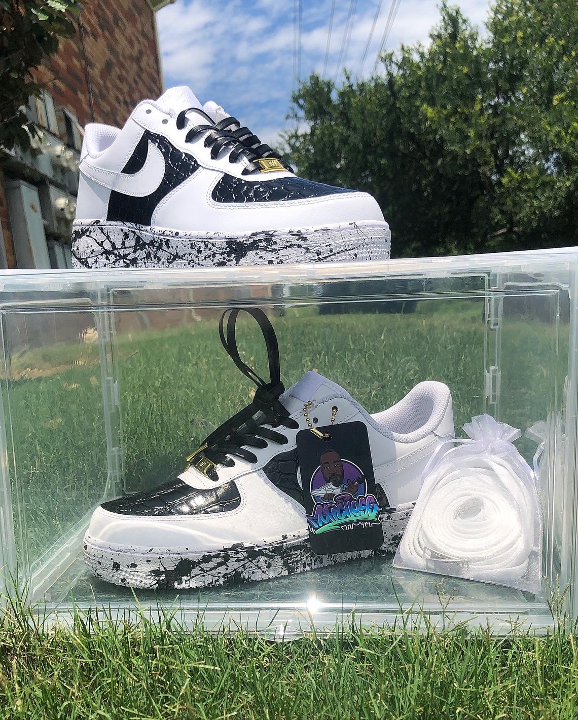 air force 1 crocodile white