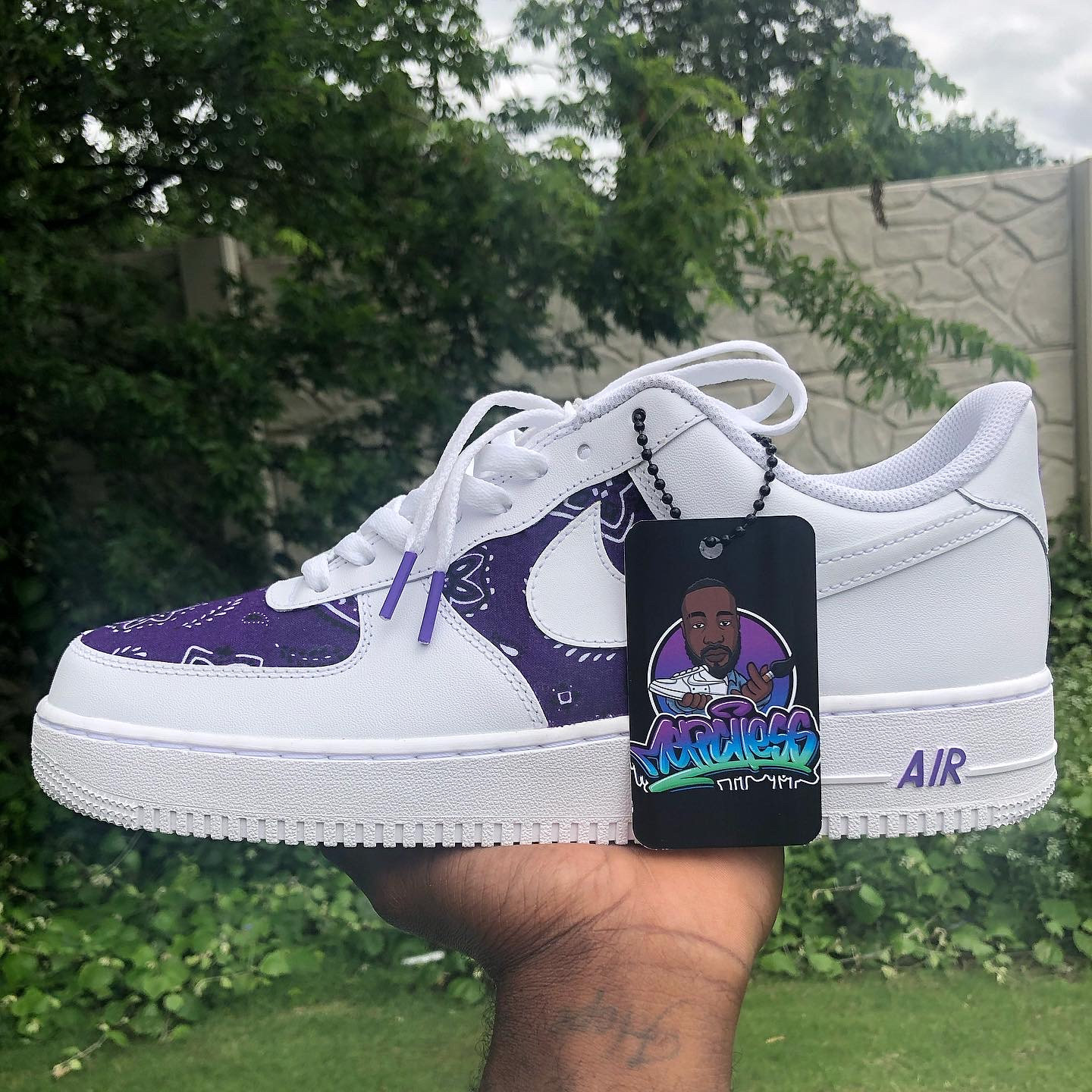 LV Drip Custom AF 1