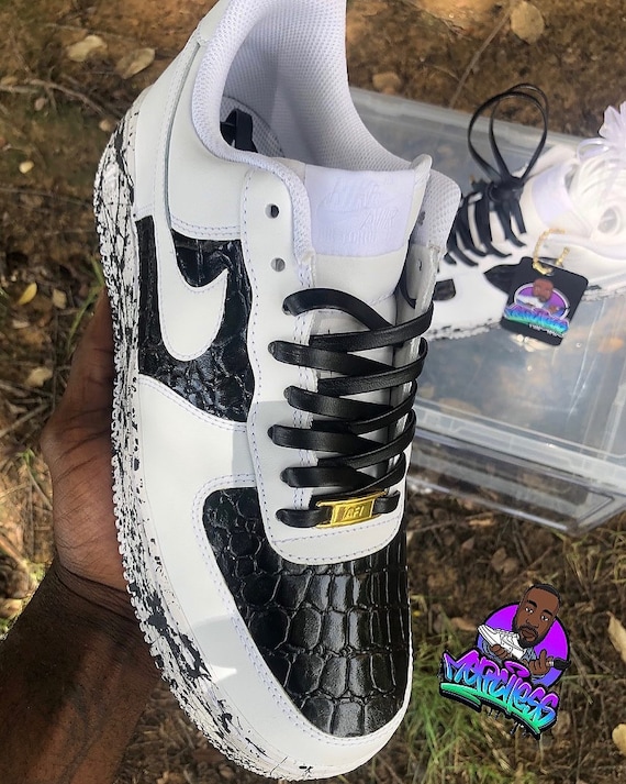 crocodile air force 1 white