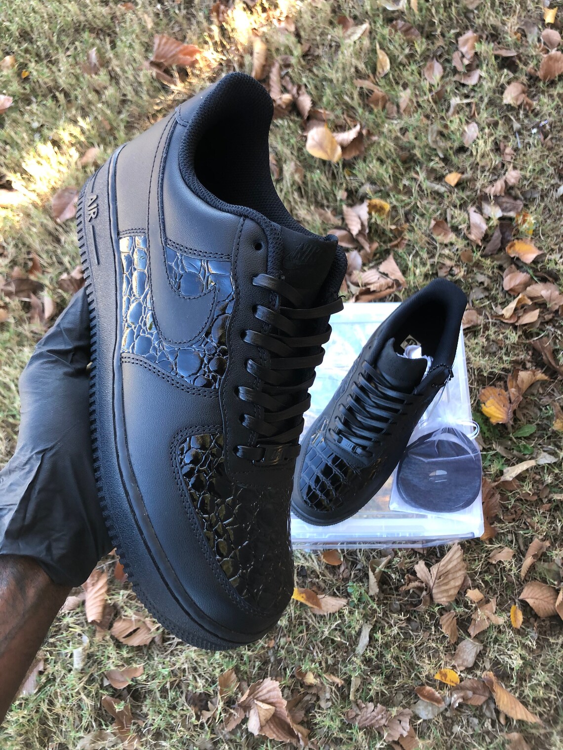 air force 1 crocodile green