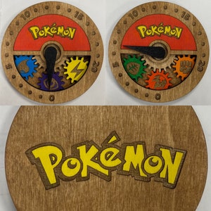 Pokemon Damage Counter Spinner (alleen digitaal bestand)
