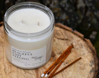 Peaceful Easy Feeling, Cinnamon, Vanilla, Fall Candles, Outlaw Candles, Montana Made
