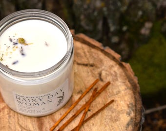 Rainy Day Woman, White Sage and Lavender, Soy Candle, Western Candles, Soy Wax Candles, Made in Montana, Candles, Apothecary, Bozeman