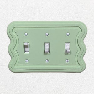 Squiggly Light Switch Cover (3 toggles)