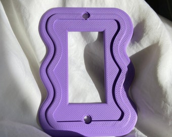 Squiggly Light Switch Cover (1 paddle)