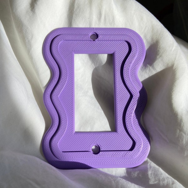 Squiggly Light Switch Cover (1 paddle)