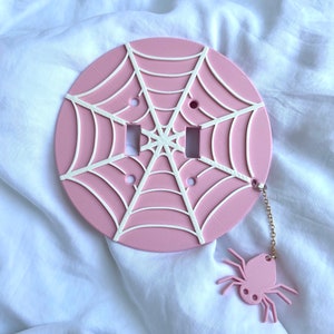 Spider Web Light Switch Cover (2toggle)