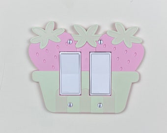 Strawberry Basket Light Switch Cover (2 paddle)