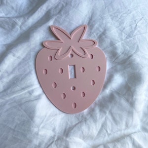 Strawberry Light Switch Cover (1 toggle)