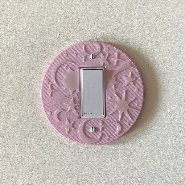 Sngle Gang Glow n Dark Lght Swtch Cover - Etsy