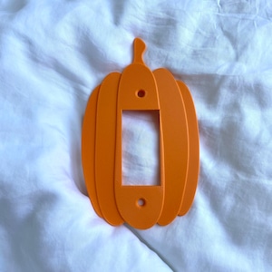 Pumpkin Light Switch Cover (1paddle)