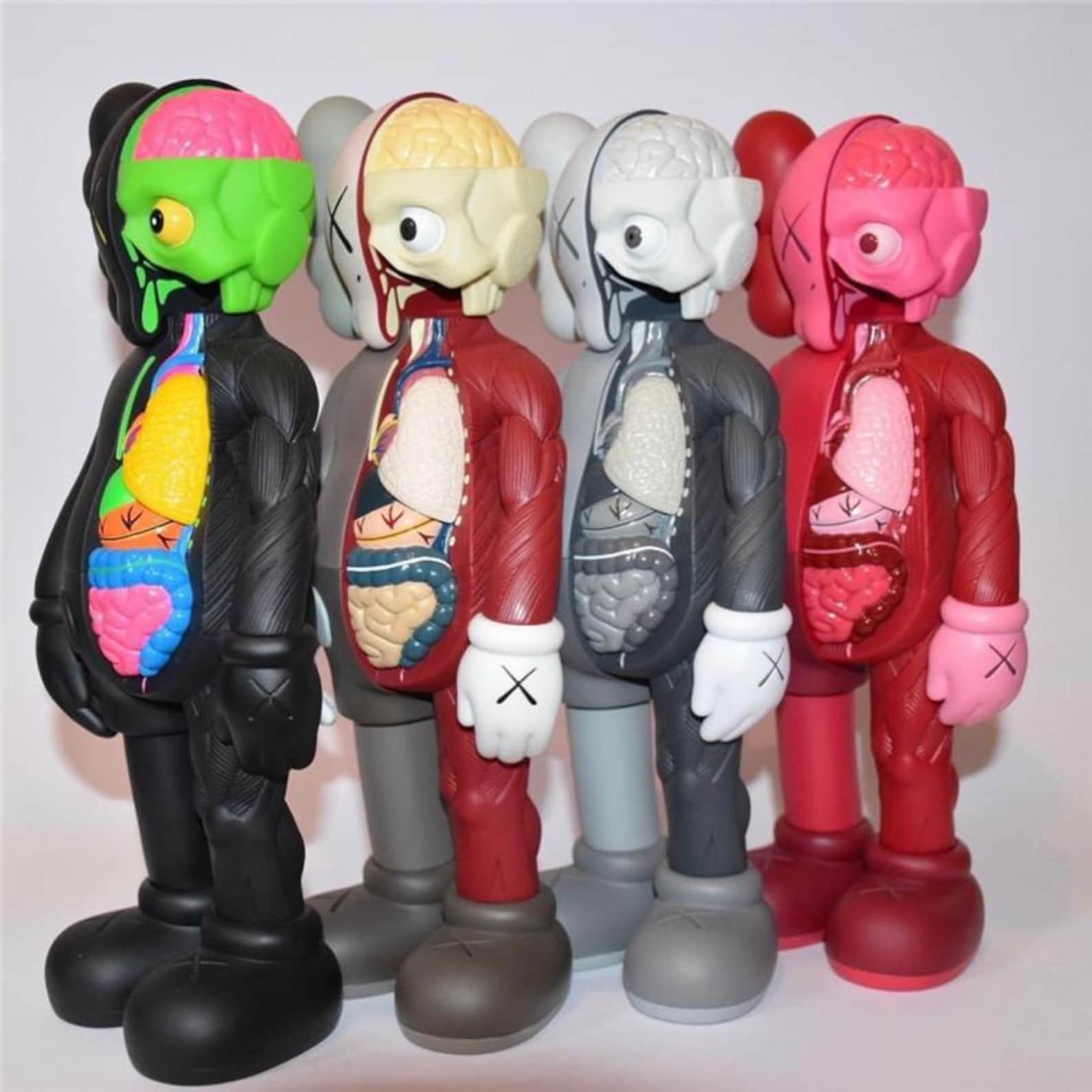 Kaws Companion Flayed Open Dissected Original Figure | Etsy