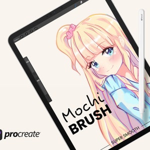 Mochi Brush - Sketch brush for procreate, brushes for iPad, super smooth brush, for digital drawing