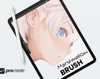 Marshmallow Brush: Soft Triangle Brush for Procreate (Digital Download)