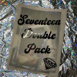SVT Double Pack, Seventeen, kpop, Carat, Merch, Regalo, S.Coups, Jeonghan, Joshua, Jun, Hoshi, Wonwoo, Woozi, DK, Mingyu, The8, Seungkwan, Vernon, Dino