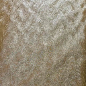 Metallic Gold Moire Fabric, Church Fabrics, Liturgical Fabrics, Vestments, Lightweight Metallic Fabric