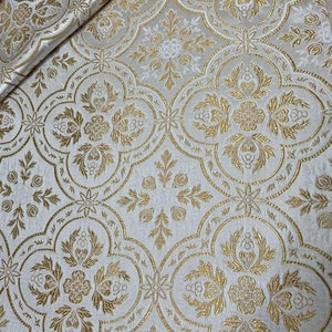 Non-Metallic Brocade, Floral Brocade, Church Fabrics, Liturgical Fabric, Vestments