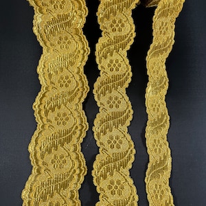 Metallic Wavy Ribbon, Metallic Wavy Trim, Zig Zag Trim, French Ribbon,  1.8cm, 2.5cm, 4cm and 7cm, Church Trim, Vestment Trim