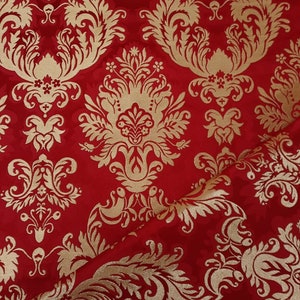 100% Poliestere Di Lusso Ricamo Floreale Tessuto Jacquard Tessuto Jacquard Brocc - Foto 8