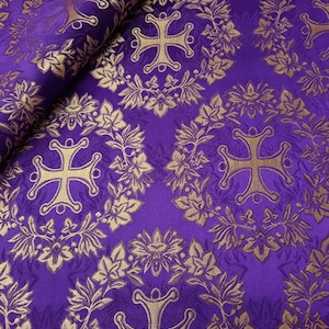 Liturgical Fabrics, Metallic Brocade, Church Fabrics, Vestments