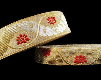 Metallic Ribbon, Metallic Trim, 2.5cm, 4cm and 7cm, Church Trim, Vestment Trim