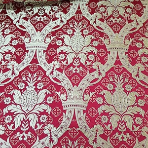 Metallic Brocade, Clerical Brocade, Church fabrics, Garments