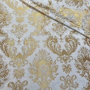 Metallic Brocade, Clerical Brocade, Church fabrics, Garments