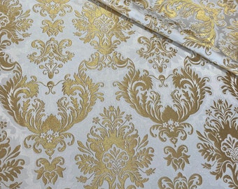 Metallic Brocade, Clerical Brocade, Church fabrics, Garments