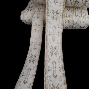 Gallon, Ribbons, Liturgical Ribbons, Vestments, Gold Gallons - Etsy