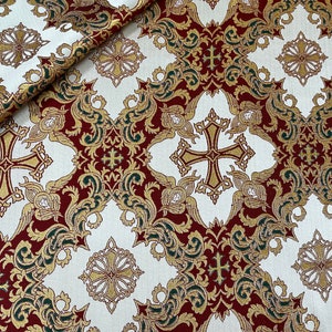 Liturgical Fabrics, Non Metallic Brocade, Church fabrics