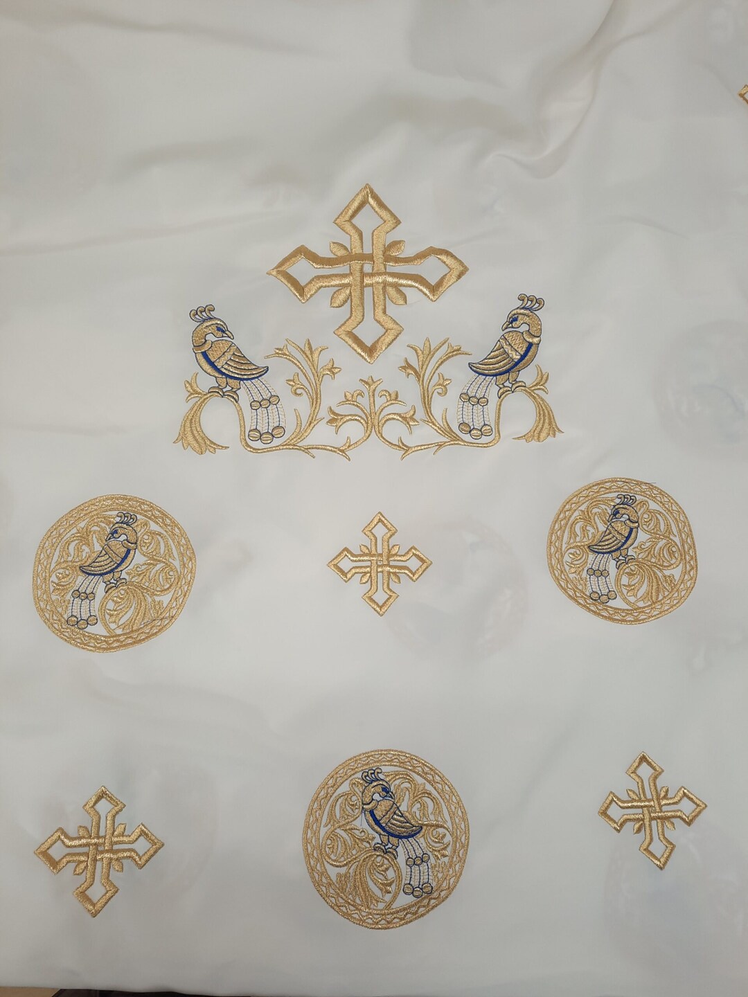 Greek Orthodox Fabric, Machine Embroidery, Available in Deacon, Priest ...