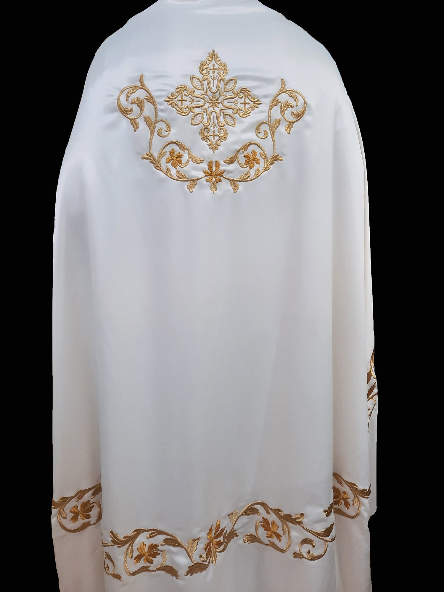 Greek Orthodox Fabric, Machine Embroidery, Available in Deacon, Priest ...