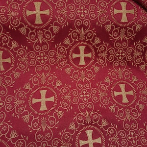 Non-Metallic Brocade, Floral Brocade, Church Fabrics, Liturgical Fabrics, Vestments