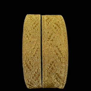Double Sided Metallic Ribbon, Metallic Trim, 2.5cm and 4cm, Church Trim, Vestment Trim